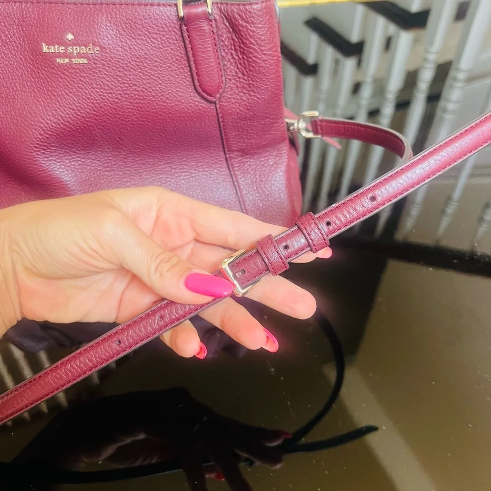 Kate Spade Pink Satchel Bag with Structured Handles - Picture 4 of 10